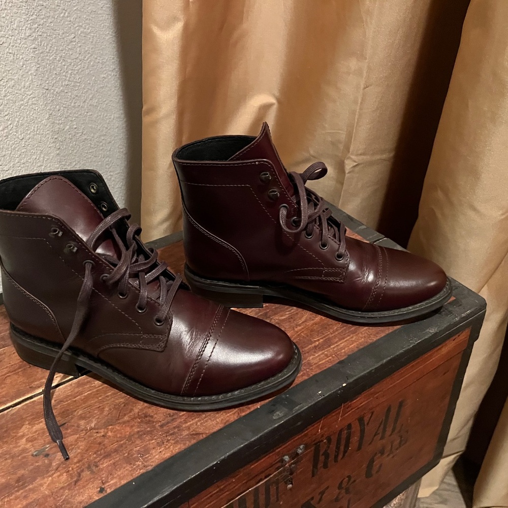 Thursday Boot Co. Captain Brown Leather, Size 8 Boots - Picture 3 of 11
